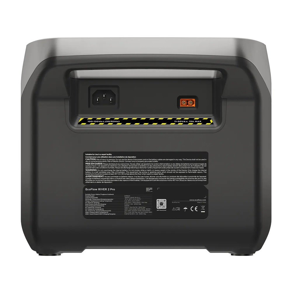 Портативный источник питания EcoFlow RIVER 2 Pro (800W / 768Wh) LiFePO4 (ZMR620-B-EU)
